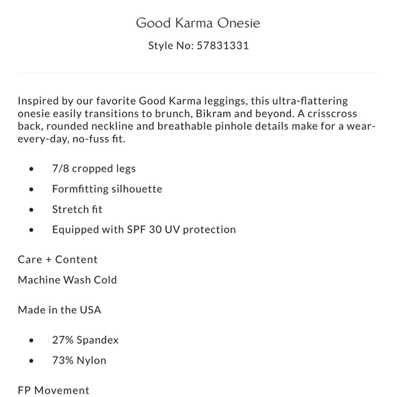 FP Movement Good Karma Onesie in Berry - Picture 5 of 10